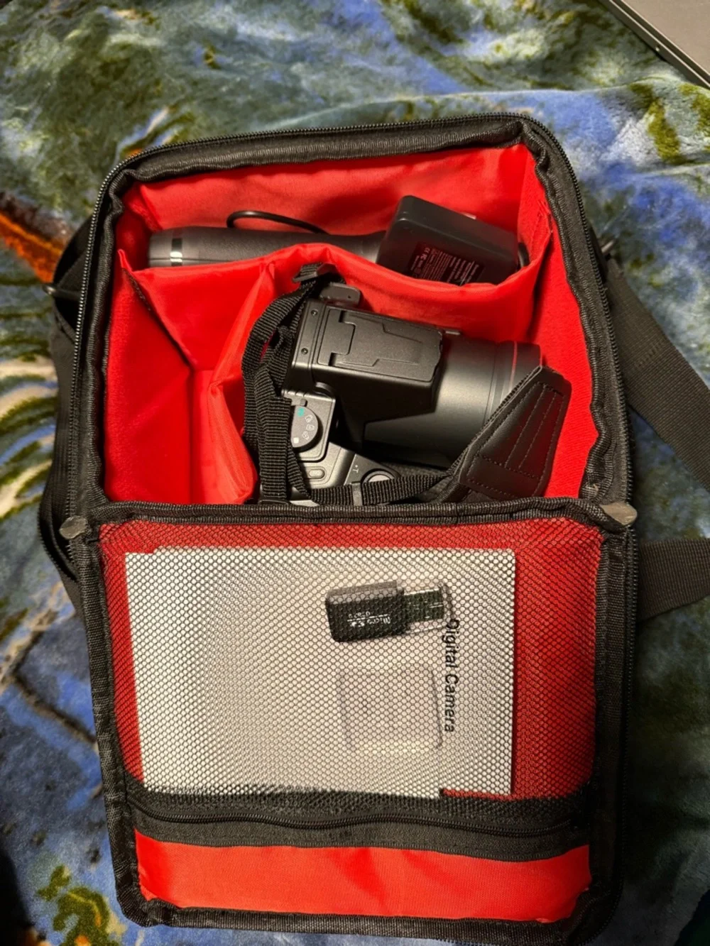 Black digital camera